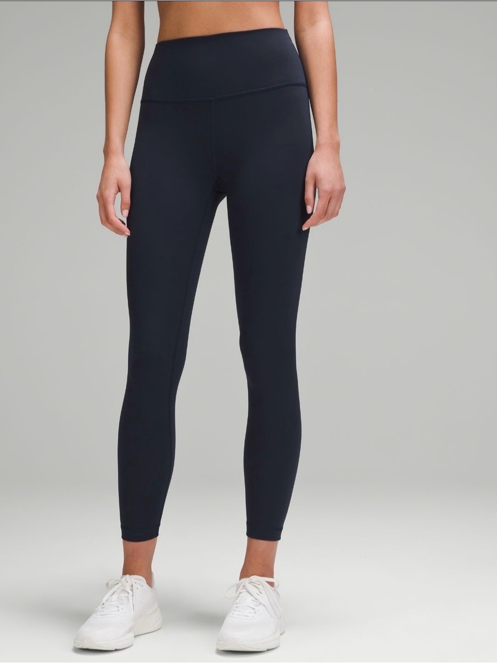 lululemon true navy wunder train 25in